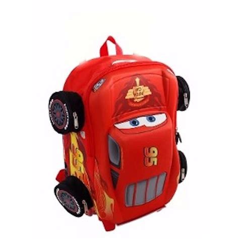 mochila rayo mcqueen adulto